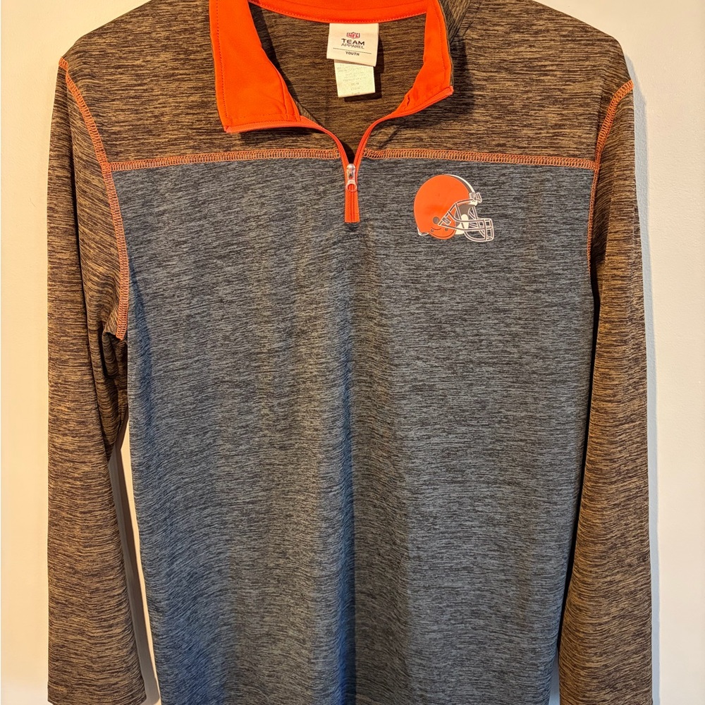 Cleveland Browns Boys Quarter Zip